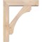 Ekena Millwork Legacy Block Smooth Bracket w/ Offset Brace, Douglas Fir, 5 1/2"W x 22"D x 26"H BKT0604X22X26LEC05SDF - alternate 2